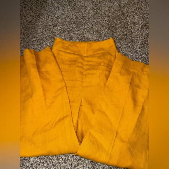 Sézane linen trousers Wide-leg pants size 34 - Picture 9 of 16